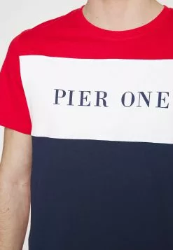 Pier One T-shirt Z Nadrukiem - Dark Blue -Pier One Sklep b6c71037d41f4c338925d47d900474aa