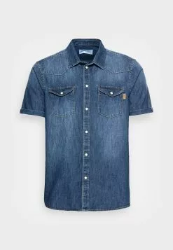 Pier One Koszula - Dark Blue -Pier One Sklep b6ee51e631194355aebae36299543383