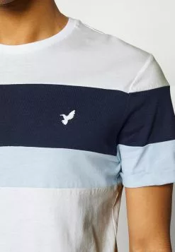 Pier One T-shirt Z Nadrukiem - White/blue -Pier One Sklep b9633214d8374f3ca392090ae2687d7c