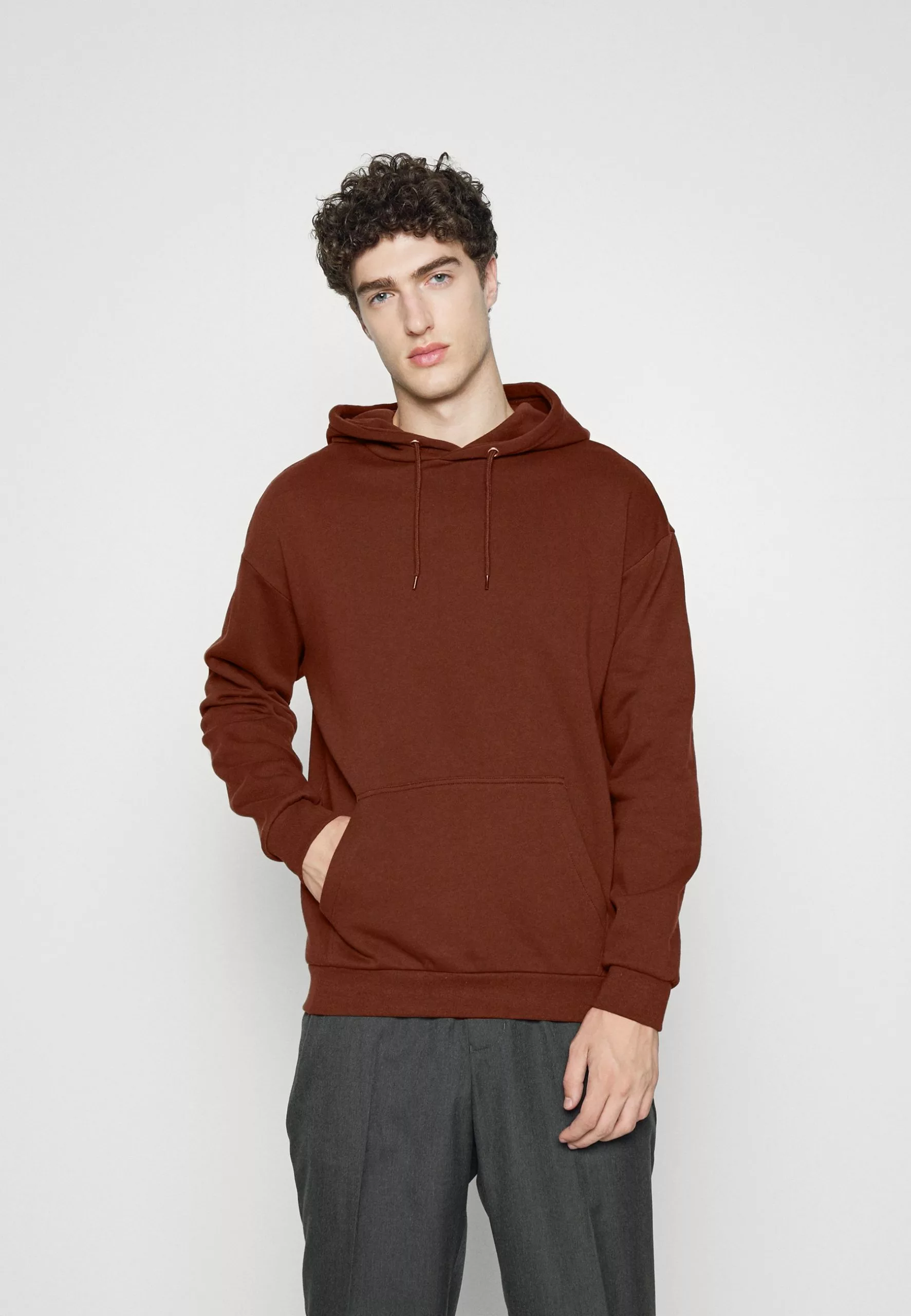 Pier One 2 PACK - Bluza Z Kapturem - Brown/tan 4 Pier One 2 PACK - Bluza Z Kapturem - Brown/tan - obrazek 2