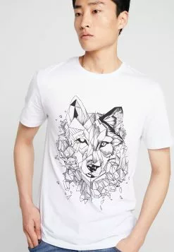 Pier One T-shirt Z Nadrukiem - White -Pier One Sklep bc7a16a4618b493685c112de8b6356af