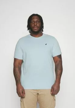 Pier One 5 PACK - T-shirt Basic - White/mottled Dark Grey/bordeaux -Pier One Sklep c842c0afc13d45e4b4e3087ff63ab262