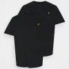 Pier One 2 PACK - T-shirt Basic - Black/black