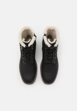 Pier One Botki Sznurowane - Black -Pier One Sklep c93f5e997e834a9fbe4f6b87f44b5a9a