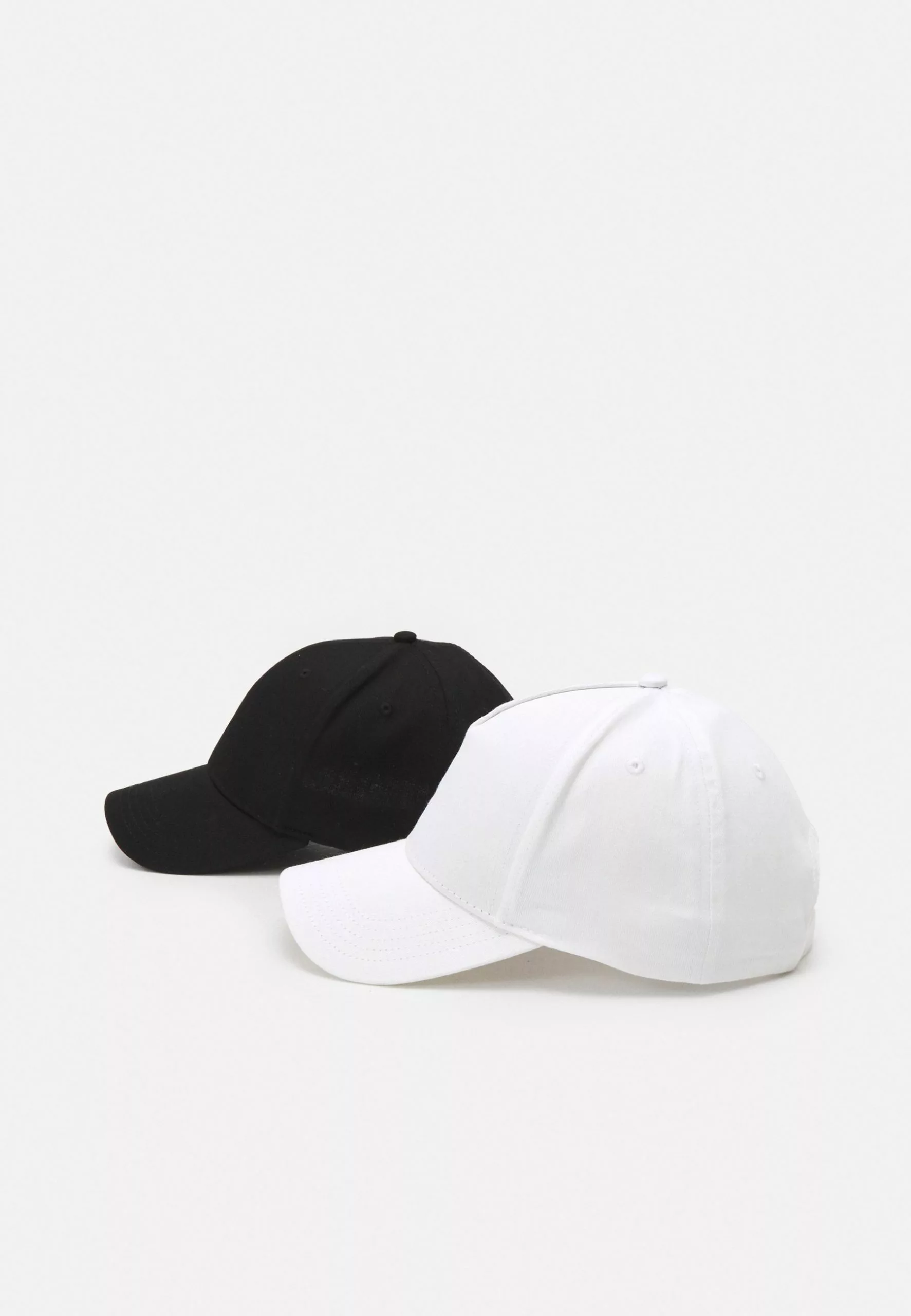 Pier One UNISEX 2 PACK - Czapka Z Daszkiem - Black/white 4 Pier One UNISEX 2 PACK - Czapka Z Daszkiem - Black/white - obrazek 2