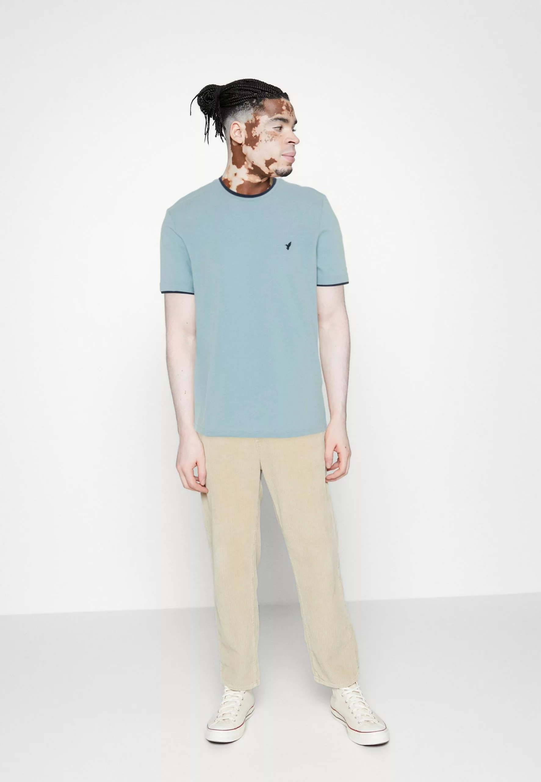 Pier One T-shirt Basic - Light Blue 4 Pier One T-shirt Basic - Light Blue - obrazek 2