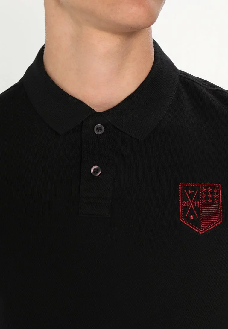 Pier One Koszulka Polo - Black 6 Pier One Koszulka Polo - Black - obrazek 4