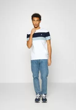 Pier One T-shirt Z Nadrukiem - White/blue -Pier One Sklep d48abe9a53a6466cb337acdf0bfb62bd