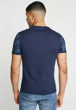 Pier One T-shirt Z Nadrukiem - Blue -Pier One Sklep d7caa0e46d5e4a94822a1285da83c046