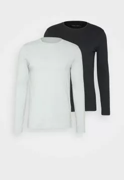 Pier One 2 PACK - Bluzka Z Długim Rękawem - Light Blue/dark Blue -Pier One Sklep dc80738cde5f4337a9bcdc73cf9d8dc9