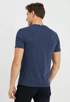 Pier One T-shirt Basic - Mottled Dark Blue -Pier One Sklep dd651f97754741faafc702872c502666
