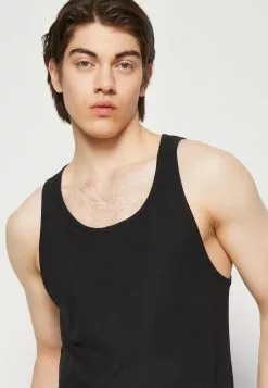 Pier One 3 PACK - Top - Black -Pier One Sklep df5f7a78c3a34352ab8b0568914160ac