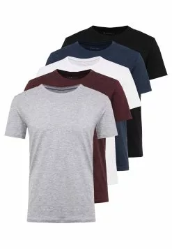 Pier One 5 PACK - T-shirt Basic - Mottled Bordeaux/white 14 Pier One 5 PACK - T-shirt Basic - Mottled Bordeaux/white -Pier One Sklep f3311ca65bb04406b4483c68855855c6