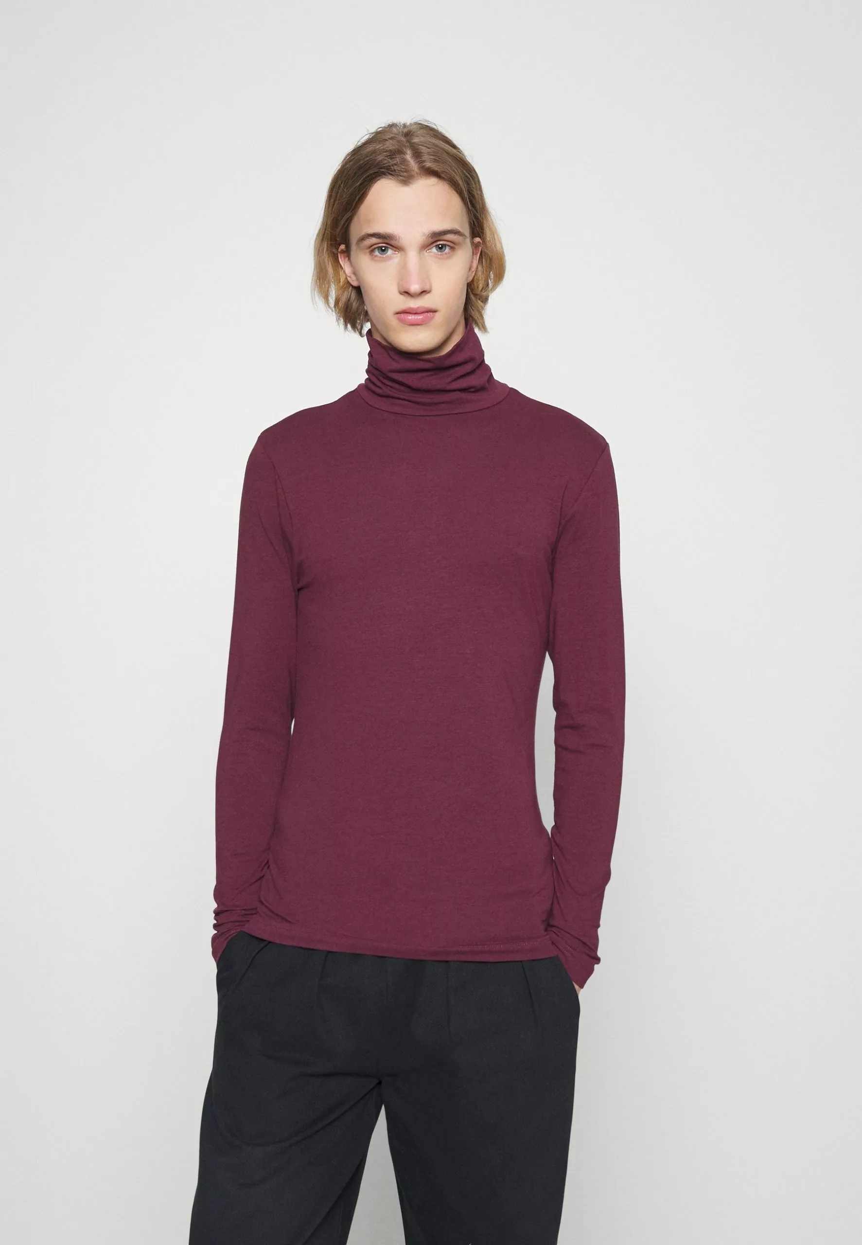 Pier One 2 PACK - Bluzka Z Długim Rękawem - Bordeaux/dark Blue 4 Pier One 2 PACK - Bluzka Z Długim Rękawem - Bordeaux/dark Blue - obrazek 2