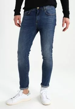 Pier One Jeansy Skinny Fit - Mid Blue Denim