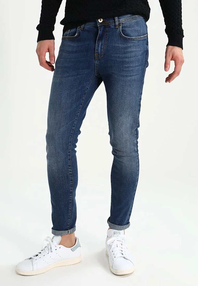 Pier One Jeansy Skinny Fit - Mid Blue Denim 3 Pier One Jeansy Skinny Fit - Mid Blue Denim
