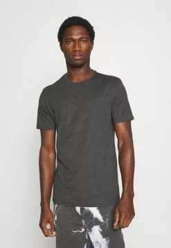 Pier One 3 PACK - T-shirt Basic - Black/mottled Dark Grey/bordeaux 13 Pier One 3 PACK - T-shirt Basic - Black/mottled Dark Grey/bordeaux -Pier One Sklep fbb1fa11fda54722bafd9df33f46d342