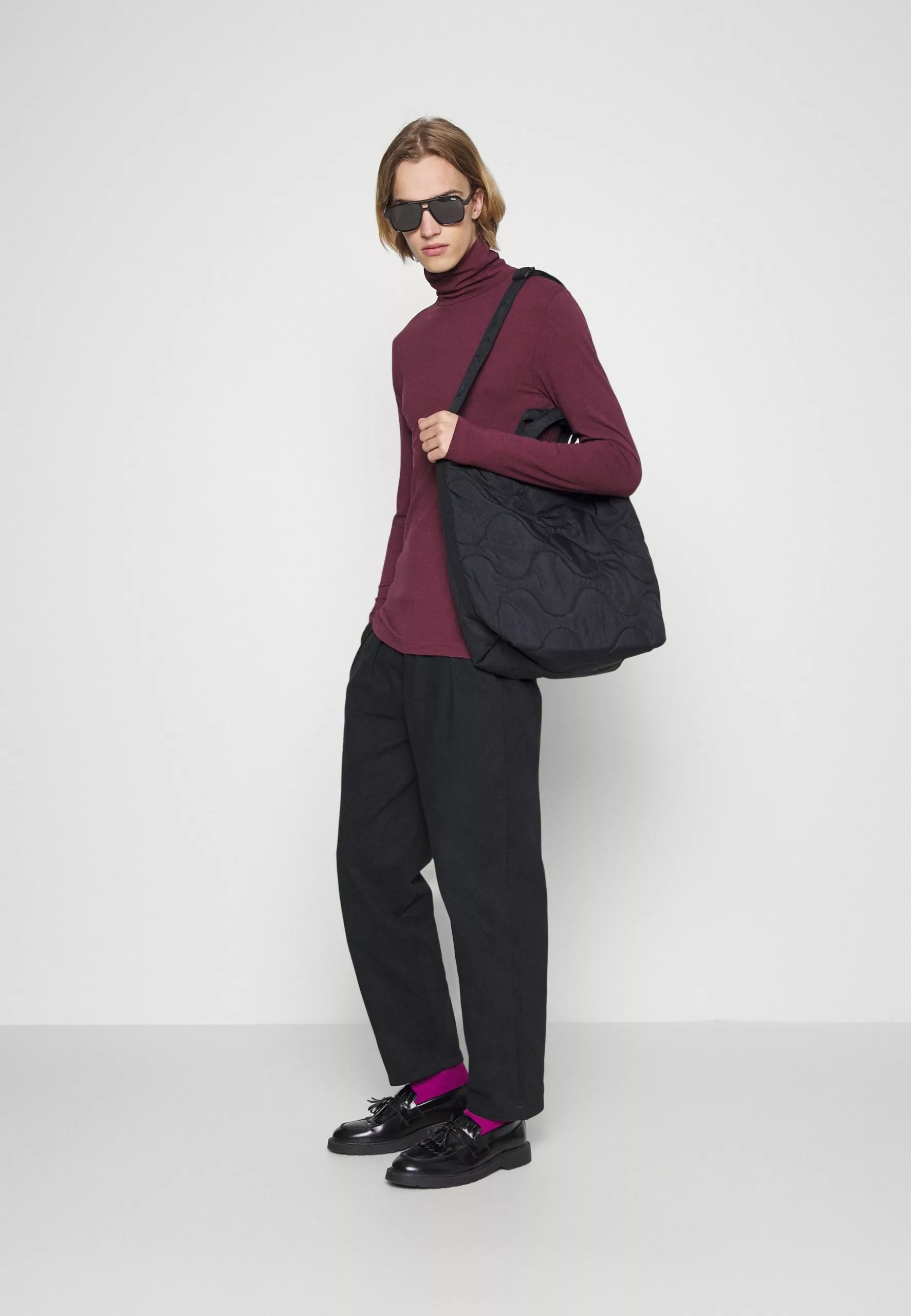 Pier One 2 PACK - Bluzka Z Długim Rękawem - Bordeaux/dark Blue 3 Pier One 2 PACK - Bluzka Z Długim Rękawem - Bordeaux/dark Blue